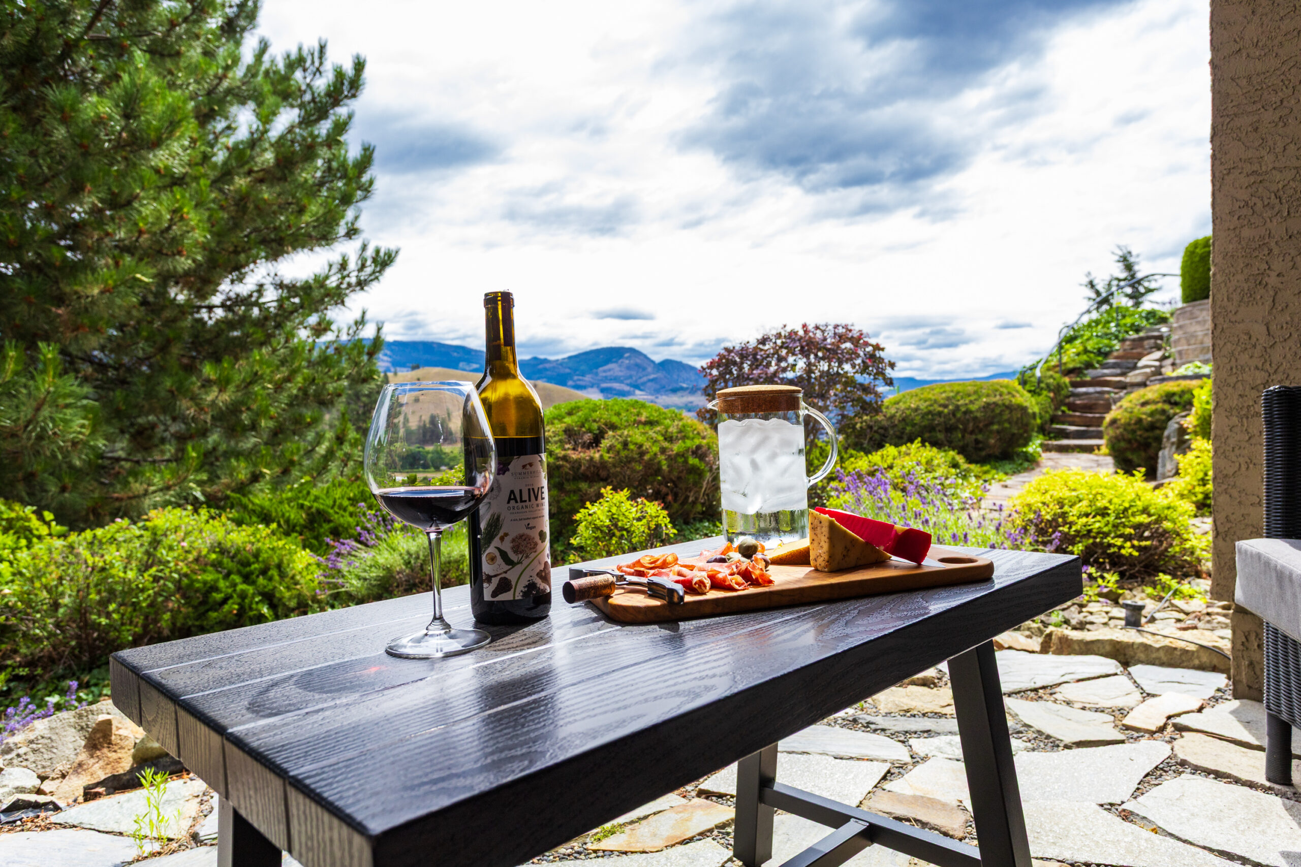 View from patio